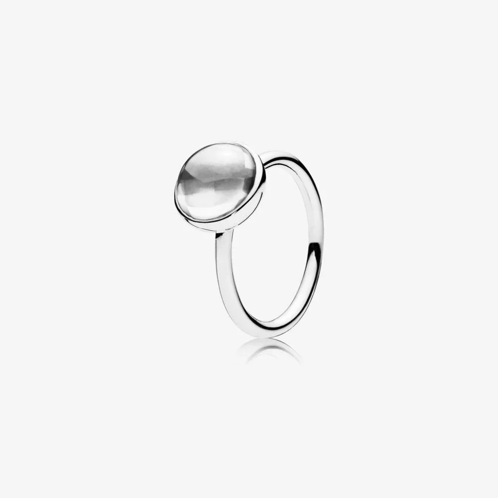 PANDORA Ring Poetic Droplet Sterling Silver